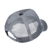 Gorra Trucker Personalizada con Botón Metálico Superior, Logotipo Bordado en Relieve, Visera Curva, Ribete de Cuerda Gruesa para Hombre