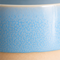 Pot en céramique bleu poussière de luxe, bougie parfumée à la cire de soja naturelle vintage, boîte cadeau personnalisée