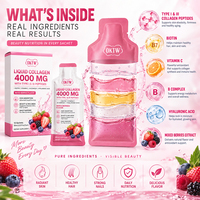 Boisson au collagène liquide OKTW avec peptides de collagène pour une peau, des cheveux et des ongles éclatants, complément alimentaire beauté pour femmes