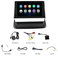 Autoradio Android 10 pour Toyota RAV4 XA50 2018-2020, navigation GPS, écran partagé, lecteur multimédia vidéo, MP3, écran tactile, stéréo
