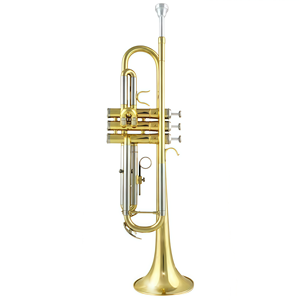 Trompette en Si bémol de haute qualité à prix d'usine, finition laquée or, pistons en Monel, <span class=keywords><strong>instrument</strong></span> à vent en laiton pour OEM - Product Image 6