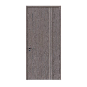 Puerta compuesta de WPC para decoración del hogar, puerta de dormitorio a medida para interiores de villas de lujo, puerta insonorizada de cristal de carbono. - Product Image 1