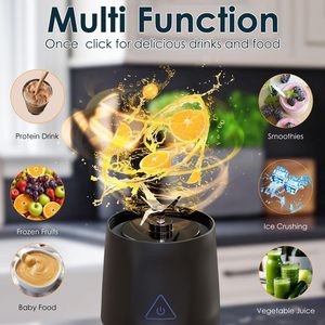 Mixeur-Blender Portable Multifonction 700ML pour la Gym, Broyeur à Glace, Rechargeable USB 6000mAh, Machine à Jus de Fruits - Product Image 4