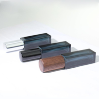 Flacons de parfum miniatures transparents noirs de 3 ml, 5 ml, 8 ml, 10 ml, flacons en verre vides avec vaporisateur en aluminium à fine brume, flacon d'huile essentielle, flacon de parfum