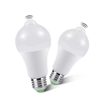 Ampoule LED infrarouge E27 B22 5W 7W 9W 12W 15W avec capteur de détection de mouvement PIR