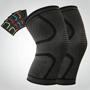 <span class=keywords><strong>Boer</strong></span> - Rodilleras Deportivas Antideslizantes de Nailon y Silicona para Baloncesto, Levantamiento de Pesas y Running - ¡Oferta Especial! - Product Image 1