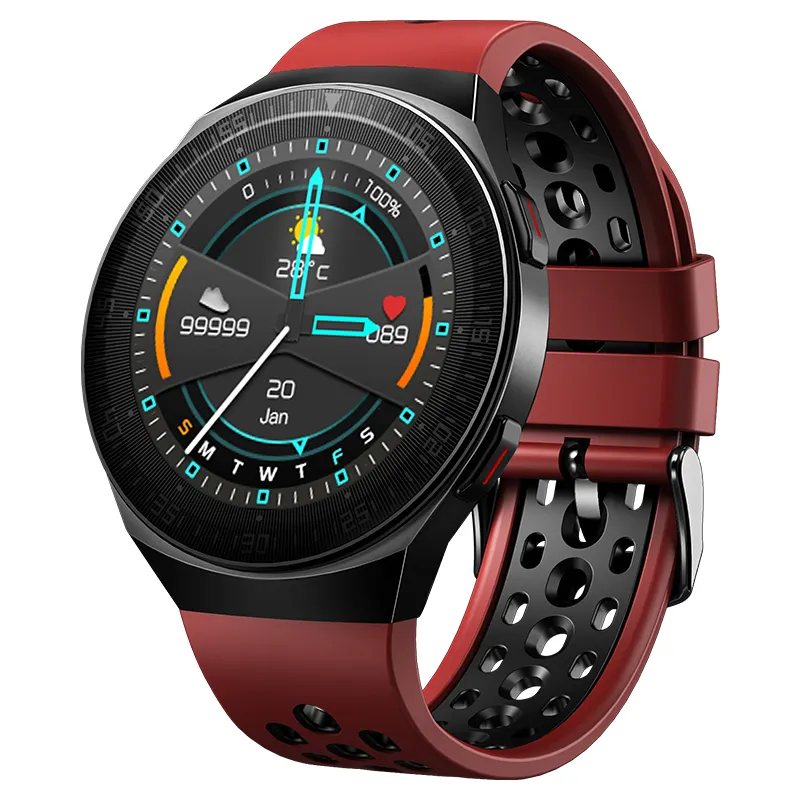 New 1.28 inch BT call men smart watch MT3 with 8GB memory Play Music heart rate blood pressure blood oxygen smartwatch