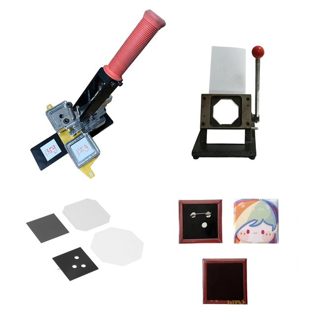 2*2Inch 50*50mm Refrigerator Photo Magnet Making Machine Square Fridge Magnet Making Machine
