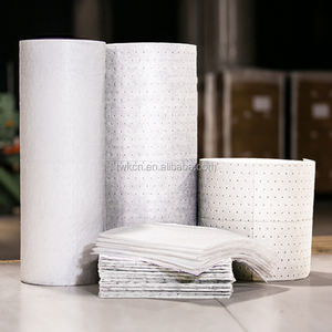 Bantalan Tumpahan Penyerap Minyak Kimia & Tikar Laminasi Berbahaya 100 Polipropilena Hanya Gulungan Universal - Product Image 4