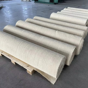 Factory <span class=keywords><strong>Outlet</strong></span> 6*7 950gsm Tela de sisal de color natural 100% Tela de malla tejida de fibra natural Sin productos químicos Tela de sisal de estilo liso - Product Image 1
