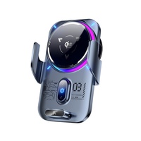 Chargeur sans fil magnétique 25W à charge rapide, support de téléphone pour voiture, chargeur sans fil avec refroidissement, compatible QI22 DR26S