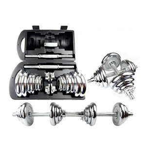 Top Quality Wholesale Gym Equipment <b>Dumbbell</b> Set System Gym Equipment Boxed 15/20/30/50Kg Barbell Adjustable <b>Dumbbell</b> Sets - Product Image 2