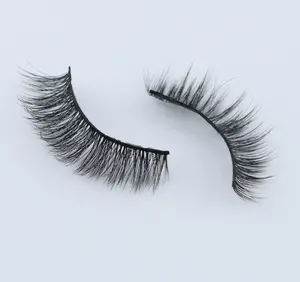 fake lashes Natural/Thick Long Eyelashes Handmade lashes wholesale silk false eyelashes strip lashes