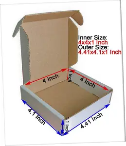 사용자 정의 로고 고품질 작은 접이식 골판지 배송 상자 중소 기업