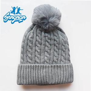 Mũ dệt kim ấm áp Mũ len giáng sinh nhiều màu sắc thương hiệu hợp thời trang MŨ LEN bảo vệ tai Hàn Quốc Mùa Thu/Mùa Đông - Product Image 4