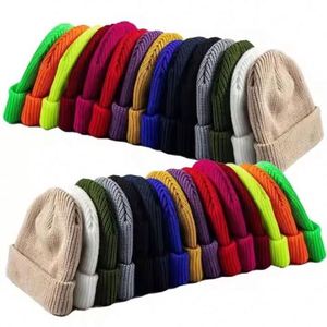 Gorro de Punto Personalizado con Logotipo Bordado, Unisex, Económico, de Color Sólido, Cálido, para Hombre y Mujer, Gorro de Acrílico - Product Image 1