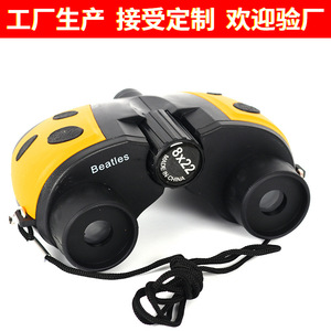 Ladybug Binoculars 4X Magnification Rubber Grip For Kids Nature Exploration Toy Age 5 7 Years Yellow Red - Product Image 2