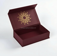 Scatole Regalo in Carta di Alta Qualità con Logo Personalizzato, Nastro e Chiusura Magnetica, Forma Rettangolare, Rosa e Nera