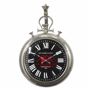 Grande horloge murale d'extérieur en aluminium pour décoration de salon best-seller - Product Image 4