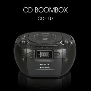 Reproductor de CD y Casetes Portátil, Reproductor de Tarjetas USB SD TF, Altavoz, Pantalla LCD, BT 5.4, Radio FM AM, Reproductor de CD Compacto, Boombox - Product Image 2