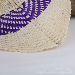 Abanico de Bambú Tallado a Mano Guan Sen, Tejido Natural de Hunan, Decoración para el Hogar, Año Nuevo Chino - Product Image 3