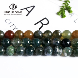 Perla di <span class=keywords><strong>Agata</strong></span> <span class=keywords><strong>Verde</strong></span> Naturale Grezza dello Zambia 6mm, <span class=keywords><strong>Pietra</strong></span> Originale Rotonda Certificata da Terze Parti per Bracciali e Collane - Product Image 2
