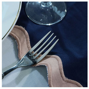 Linen Woven <b>Table</b> <b>Runner</b> with Customized Color and Solid Pattern for Rustic Vintage-Inspired Weddings - Product Image 6