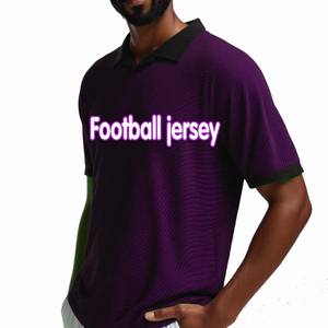 Tayland için Özelleştirilmiş Yüksek Kaliteli Çizgili Futbol Formaları, Gelişmiş Tasarımlı Takım Futbol Üniformaları ve Tay Spor Giysileri - Product Image 3