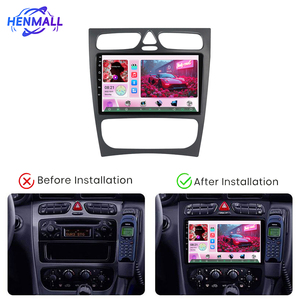 <span class=keywords><strong>Autoradio</strong></span> Henmall 9 pouces <span class=keywords><strong>2</strong></span> <span class=keywords><strong>Din</strong></span>, prise en charge 4G, fonction 360, WiFi intégré, système de navigation GPS, lecteur DVD de voiture pour Benz CLK W209 <span class=keywords><strong>W203</strong></span> - Product Image 5