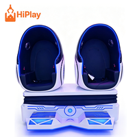 Simulateur de cinéma VR 9D Hiplay, chaise individuelle en acier inoxydable, équipement d'arcade de réalité virtuelle japonaise, manège de réalité virtuelle