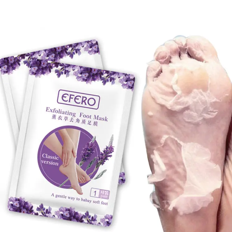 Neue Marke Foot Spa Haut Peeling Olive Lavender Moist urizing Callus Removal Peeling Fuß maske