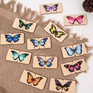 Rompecabezas de Madera Montessori para Niños Pequeños, Juguete Educativo de Mariposas Realistas para Niños y Niñas - Product Image 6