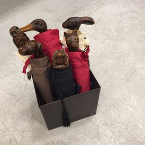 Custom 21/23 Inch Folding <b>Umbrella</b> Design <b>Umbrella</b> with logo Zodiac Animal Wooden Handle <b>Umbrella</b> Gift Set for Business Travel - Product Image 6