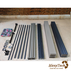 MexyTech super kit recinzione recinzione in legno post cemento privacy recinzione in legno composito - Product Image 4