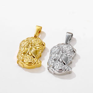 Acero inoxidable único antiguo griego mitología mujer serpiente Medusa colgante para hombres mujeres joyería Vintage - Product Image 2