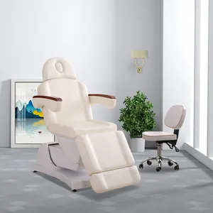 MT médical moderne de luxe Salon de beauté 360 degrés rotation or lit Facial Table Massage électrique Extension de cils pour spa