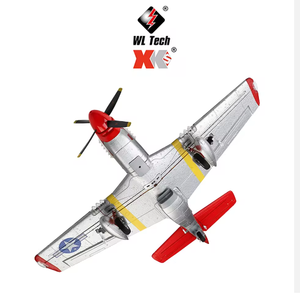 Nuevo Avión <span class=keywords><strong>RC</strong></span> WLtoys XK A280, Simulador de Caza <span class=keywords><strong>P51</strong></span>, 2.4G, Modo 3D6G, con Luz de Búsqueda LED, Juguete para Niños y Adultos - Product Image 3