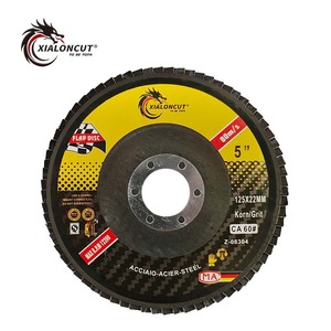 Disco de Pulido de Tela Engrosada de Corindón Marrón Calcinado de 125x22 mm con Cuchillas de Acero Inoxidable de 5 Pulgadas para Lijado de Alta Resistencia - Product Image 2