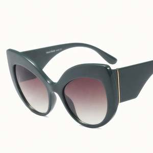 Nouvelles Arrivées Mode Rétro : Lunettes de Soleil Oversize Femme, Monture Large Dégradée, Style Œil de Chat, Collection Femme 2021 - Product Image 5