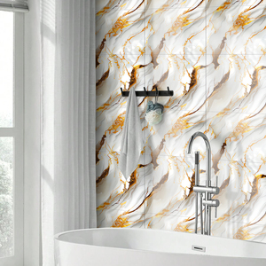 Carta da Parati Effetto Marmo Lucido, Decorazione Casa Durevole, Adesivo Murale Moderno di Lusso Impermeabile <span class=keywords><strong>per</strong></span> Interni - Product Image 6