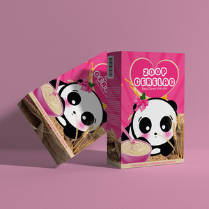 Tùy chỉnh giá rẻ giấy bao bì thực phẩm hộp thực phẩm ngay lập tức hộp in ấn mảnh Ngô ăn sáng ngũ cốc Đóng gói hộp - Product Image 1