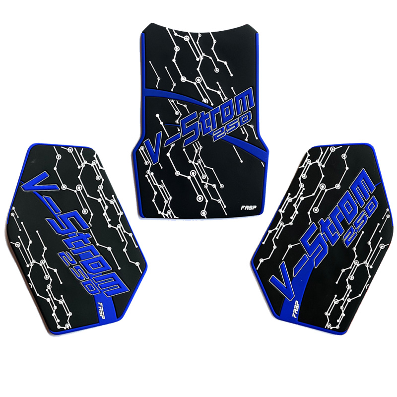 3D резиновые противоскользящие защитные наклейки для бака мотоцикла Suzuki v-дополнительный 250