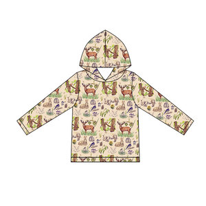 Vêtements d'automne pour bébés garçons et tout-petits : Combinaisons à capuche et hauts personnalisés, style cowboy du Sud-Ouest, vente en gros, collection Brothers - Product Image 6