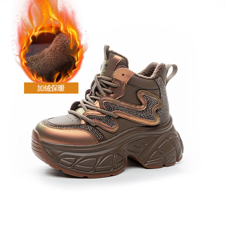 HJ M2695-1 Brown Velvet