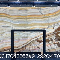 Table de café en marbre naturel translucide sept couleurs, style agate, pour îlot de cuisine ou comptoir, fabriquée en Chine