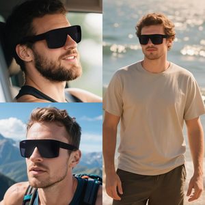 Lunettes de cyclisme personnalisables avec verres photochromiques polarisés TAC, protection UV, anti-buée, monture TR90 - Product Image 4