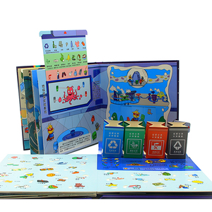 Servicio de Impresión de Libros Pop-up para Niños, Libros Pop-up 3D Personalizados, Libro de Cartón Personalizado, Fábrica de Impresión de Libros Educativos - Product Image 3