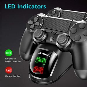 Cargador de soporte de estación de carga rápida con mango USB dual para <span class=keywords><strong>Ps4</strong></span>/<span class=keywords><strong>ps4</strong></span> Slim/<span class=keywords><strong>ps4</strong></span> Pro Game <span class=keywords><strong>Controller</strong></span> Gamepad Joystick <span class=keywords><strong>Dock</strong></span> Mount - Product Image 2