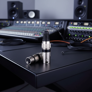 Conector XLR CC013 de 3/4/5 Pines con Carcasa Metálica Niquelada para Micrófono Profesional y Fabricación de Cables de <span class=keywords><strong>Audio</strong></span> - Product Image 6