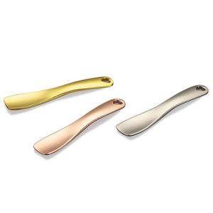 Spatule cosmétique en acier inoxydable doré pour masque facial, soin du corps, mini-spatule de maquillage, cuillère cosmétique pour crème visage - Product Image 2